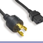 L6-30P / C19 Heavy Duty 12AWG Locking Power Cord