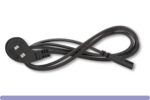 Ultra Low Profile NEMA 1-15P to Straight C7 Non-Polarized Power Cord - Image 2