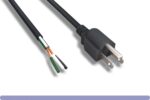 14 AWG NEMA 5-15P Pigtail/Remove Outer Jacket(ROJ) Cord