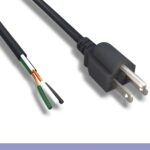 14 AWG NEMA 5-15P Pigtail/Remove Outer Jacket(ROJ) Cord
