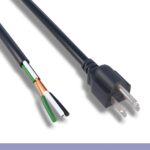 18 AWG NEMA 5-15P Pigtail/Remove Outer Jacket(ROJ) Cord