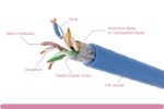 Cat. 5e STP Solid Blue Ethernet Bulk Cable - Image 2