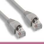 Gray Color Cat 5e STP Patch Cable