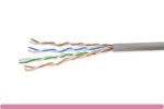Cat. 5e UTP Solid Ethernet Bulk Cable 350MHz Gray