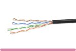 Cat. 5e UTP Solid Ethernet Bulk Cable 350MHz Black