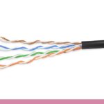 Cat. 5e UTP Solid Ethernet Bulk Cable 350MHz Black