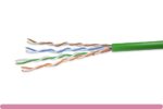 Cat. 5e UTP Solid Ethernet Bulk Cable 350MHz Green