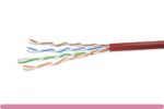 Cat. 5e UTP Solid Ethernet Bulk Cable 350MHz Red