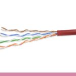 Cat. 5e UTP Solid Ethernet Bulk Cable 350MHz Red