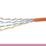Cat. 5e UTP Solid Ethernet Bulk Cable 350MHz Orange