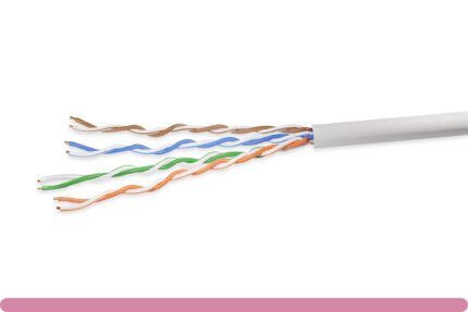 Cat. 5e UTP Solid Ethernet Bulk Cable 350MHz White