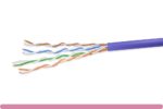 Cat. 5e UTP Solid Ethernet Bulk Cable 350MHz Purple