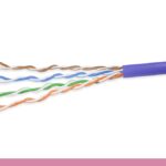 Cat. 5e UTP Solid Ethernet Bulk Cable 350MHz Purple