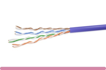 Cat. 5e UTP Solid Ethernet Bulk Cable 350MHz Purple