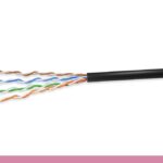 Cat. 5e UTP Stranded Ethernet Bulk Cable 350MHz Black