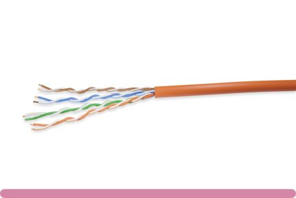 Cat. 5e UTP Stranded Ethernet Bulk Cable 350MHz Orange