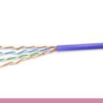 Cat. 5e UTP Stranded Ethernet Bulk Cable 350MHz Purple