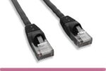 Black Color Cat 5e UTP Patch Cable
