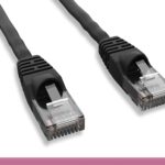 Black Color Cat 5e UTP Patch Cable