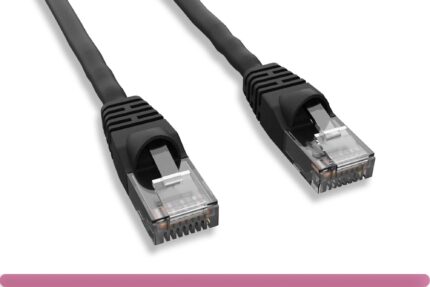 Black Color Cat 5e UTP Patch Cable