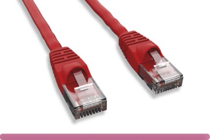 Red Color Cat 5e UTP Patch Cable