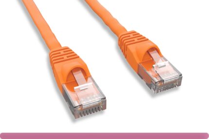 Orange Color Cat 5e UTP Patch Cable