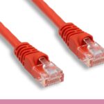 Red Crossover Cat 5e UTP Patch Cable