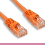 Orange Crossover Cat 5e UTP Patch Cable