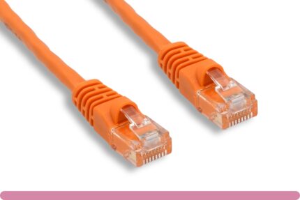 Orange Crossover Cat 5e UTP Patch Cable