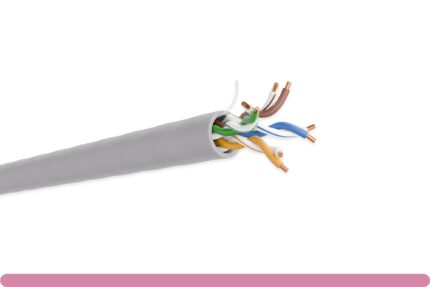 Cat. 5e Plenum Solid Gray Ethernet Bulk Cable 350MHZ