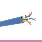 Cat. 5e Plenum Solid Blue Ethernet Bulk Cable 350MHZ