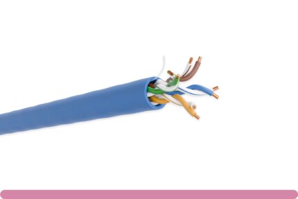 Cat. 5e Plenum Solid Blue Ethernet Bulk Cable 350MHZ