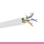 Cat. 5e Plenum Solid White Ethernet Bulk Cable 350MHZ