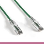 Green Slim Cat 6a UTP Patch Cable