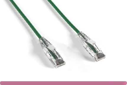 Green Slim Cat 6a UTP Patch Cable
