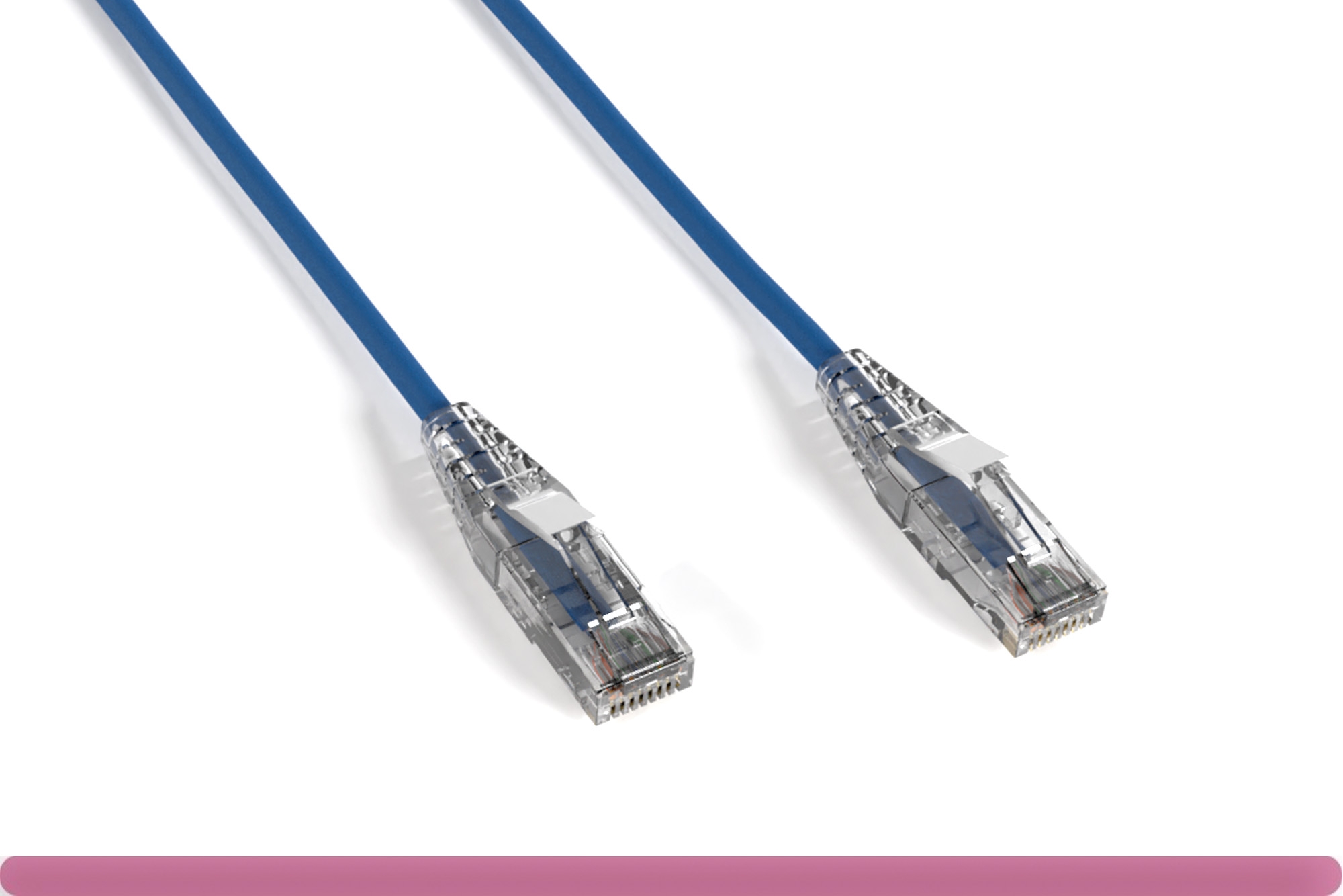 10x6-28-6a4xx_new.jpg Blue Slim Cat 6a UTP Patch Cable - Image 1