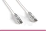 White Slim Cat 6a UTP Patch Cable
