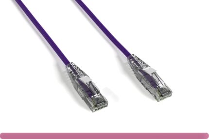 Purple Slim Cat 6a UTP Patch Cable