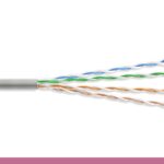 MINI CAT6.A UTP ETHERNET BULK CABLE 1000FT, GRAY COLOR