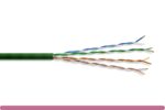 MINI CAT6.A UTP ETHERNET BULK CABLE 1000FT, GREEN COLOR