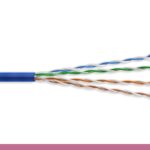 MINI CAT6.A UTP ETHERNET BULK CABLE 1000FT, BLUE COLOR