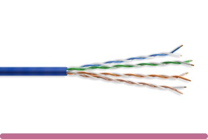 MINI CAT6.A UTP ETHERNET BULK CABLE 1000FT, BLUE COLOR