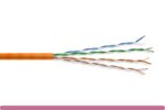 MINI CAT6.A UTP ETHERNET BULK CABLE 1000FT, ORANGE COLOR