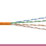 MINI CAT6.A UTP ETHERNET BULK CABLE 1000FT, ORANGE COLOR
