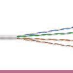 MINI CAT6.A UTP ETHERNET BULK CABLE 1000FT, WHITE COLOR