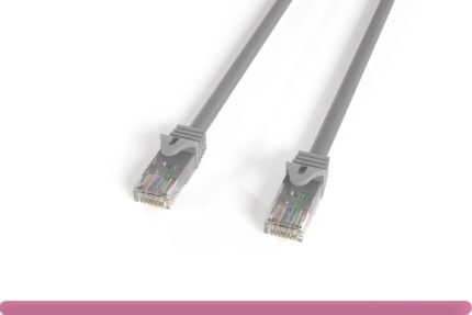 Gray Cat 6a UTP Patch Cable