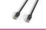 Black Color Cat 6a UTP Patch Cable