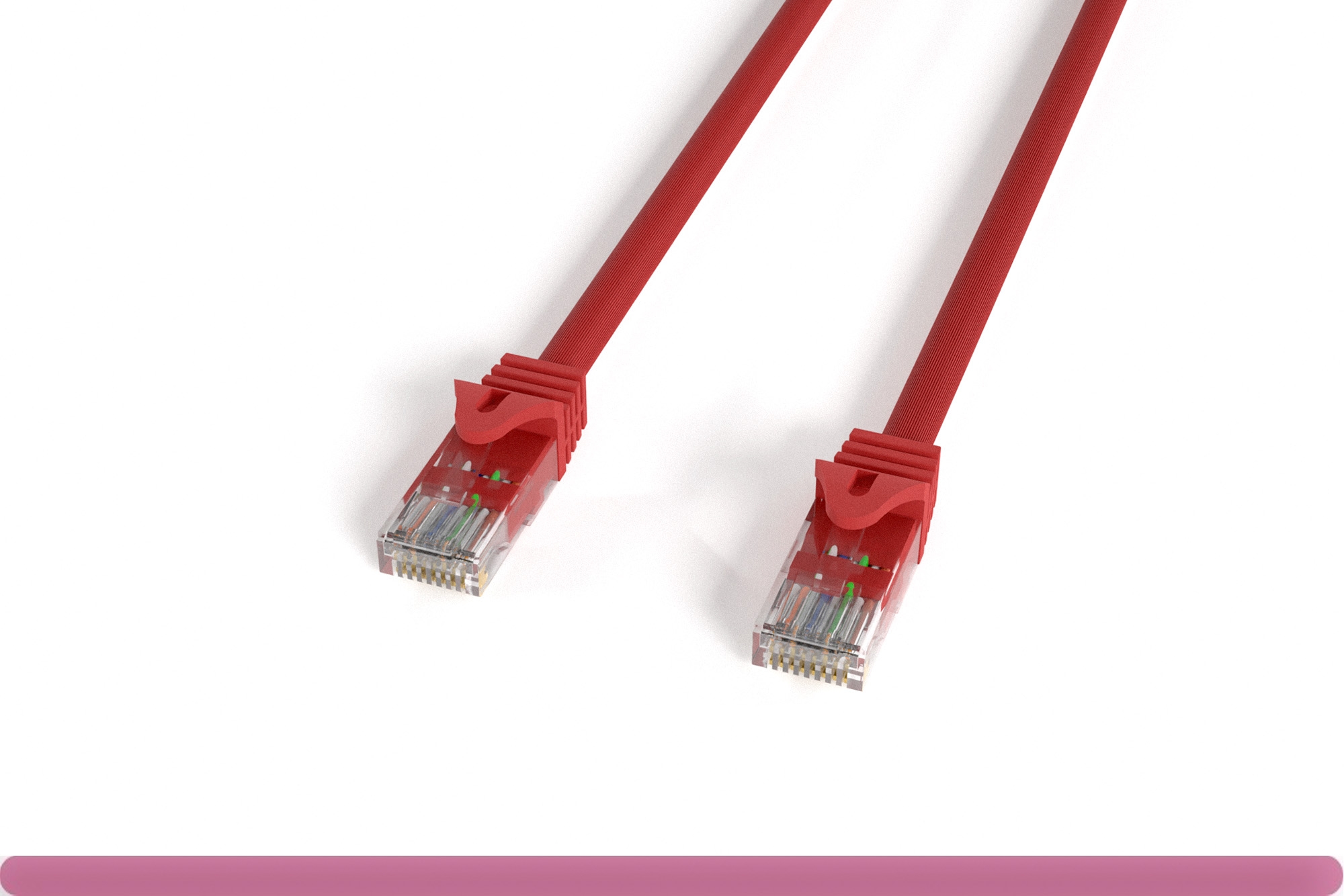 10x6-6a5xx-utp_new.jpg Red Color Cat 6a UTP Patch Cable - Image 1