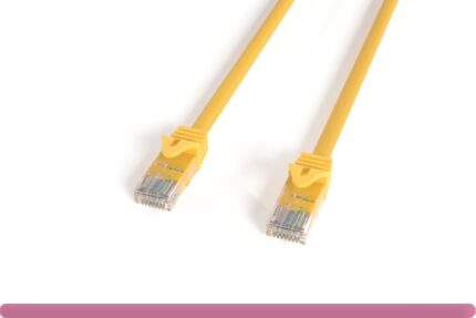 Yellow Color Cat 6a UTP Patch Cable