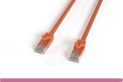 Orange Color Cat 6a UTP Patch Cable